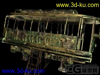 3D打印模型烂火车的图片