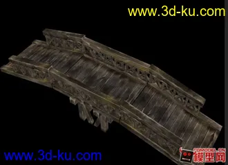 3D打印模型木桥一座的图片