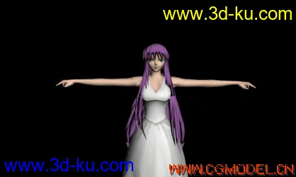 3D游戏提取的模型-圣斗士-女的，名字忘记了.的图片1