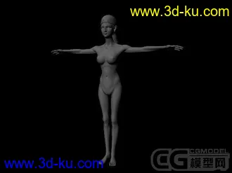 3D打印模型少女建模的图片