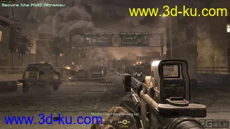 天降神冰----二战废墟场面模型的图片