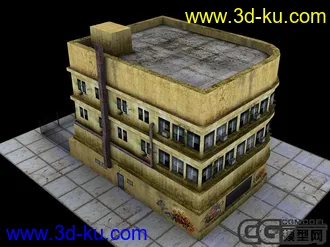 3D打印模型现代建筑的图片