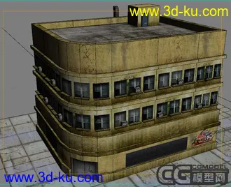 3D打印模型现代建筑的图片