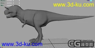 3D打印模型一只恐龙的图片