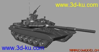军事模型。t90坦克的图片