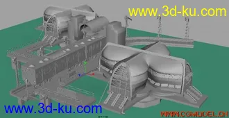 3D打印模型火车站的图片