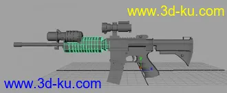 3D打印模型抢的图片