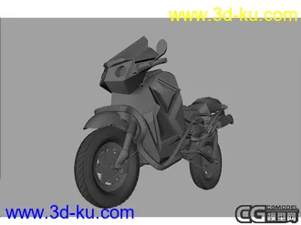 3D打印模型摩托的图片