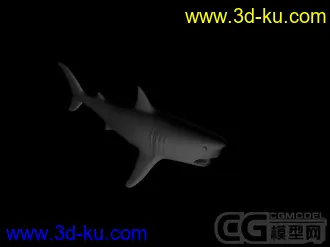 3D打印模型鲨鱼。的图片