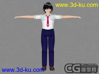 3D打印模型发个男角色的图片