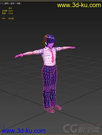 3D打印模型发个男角色的图片