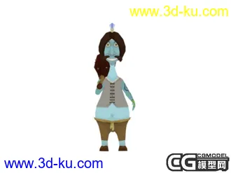 3D打印模型卡通人物的图片