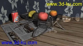 3D打印模型静物的场景~的图片