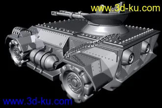 3D打印模型坦克的图片