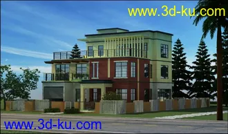 3D打印模型第一次用Max做的。补上的图片