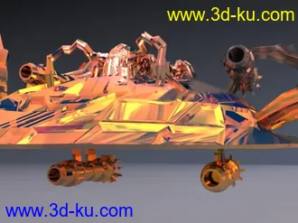 3D打印模型原创异形飞船代表作的图片