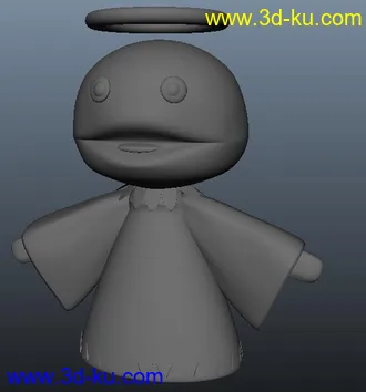 3D打印模型哆啦A梦中的天使人偶的图片
