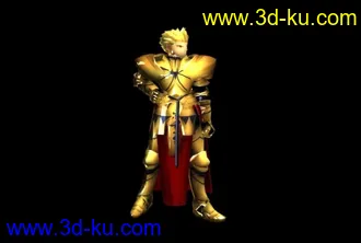 3D打印模型精《命运之夜》系列——英雄王的图片