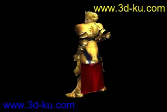 3D打印模型精《命运之夜》系列——英雄王的图片