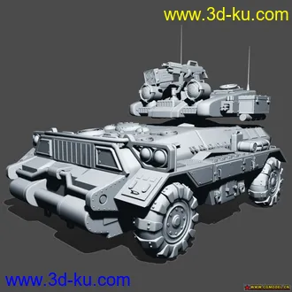 3D打印模型陆战车的图片