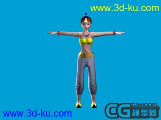 3D打印模型中東公主的图片