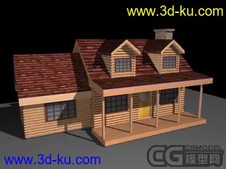 3D打印模型小别墅的图片