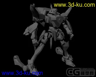 3D打印模型Knightmare Frame “Lacrote”！的图片