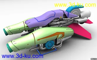 3D打印模型一艘飞船的图片