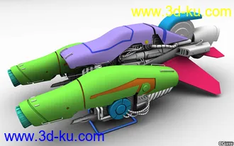 3D打印模型一艘飞船的图片