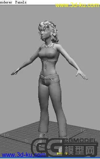 3D打印模型美女的图片