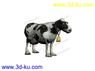 3D打印模型奶牛的图片