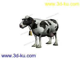 3D打印模型奶牛的图片