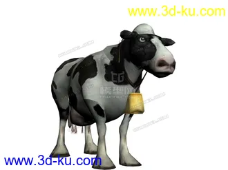 3D打印模型奶牛的图片