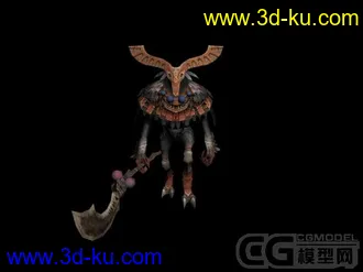 3D打印模型太十一怪物-鳥人的图片