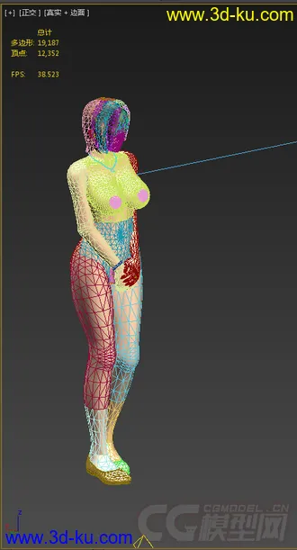 一个很好看的美女模型的图片