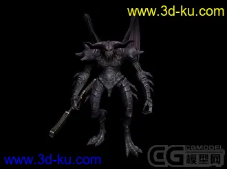 3D打印模型太十二的翅膀怪物的图片