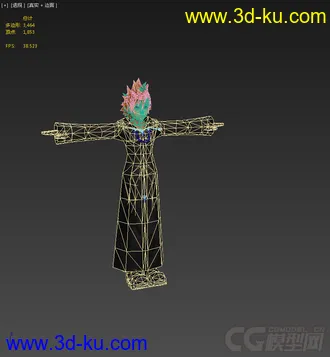 一个比较cool的人物模型的图片