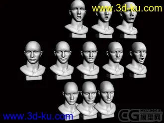 脸部表情模型的图片