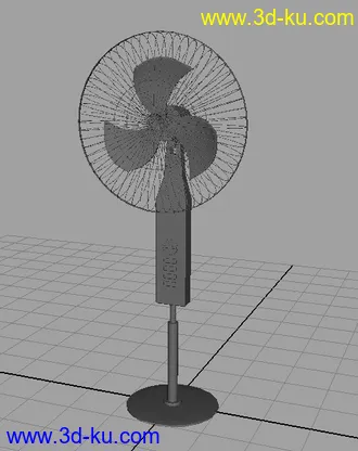 3D打印模型风扇的图片