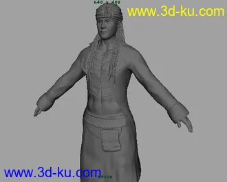 3D打印模型第一次发帖，人物大概算盗贼，空闲时建的的图片