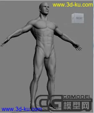 3D打印模型MAYA人物精模，很细致的图片