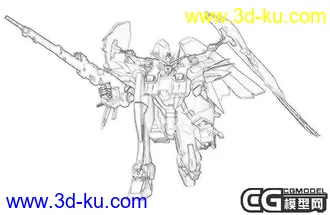 3D打印模型Gundam 飞翼特装零式的图片