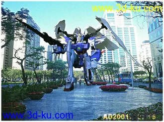 3D打印模型Gundam 飞翼特装零式的图片