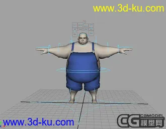3D打印模型大胖子的图片