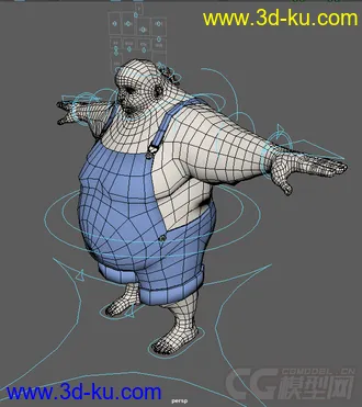 3D打印模型大胖子的图片