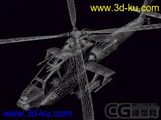 3D打印模型初来乍到，发阿帕奇一架，请诸位多多关照的图片