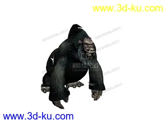 3D打印模型年老的大猩猩的图片
