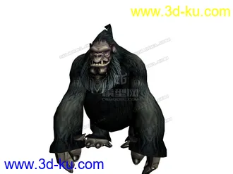 3D打印模型年老的大猩猩的图片