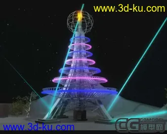 自己做的maya塔模型共享给大家的图片