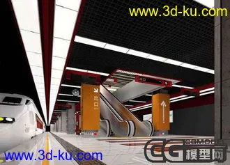 3D打印模型地铁站的图片